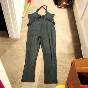 Ashley Stuart $120 Velvet feel jumpsuit .NEW WITH TAGS